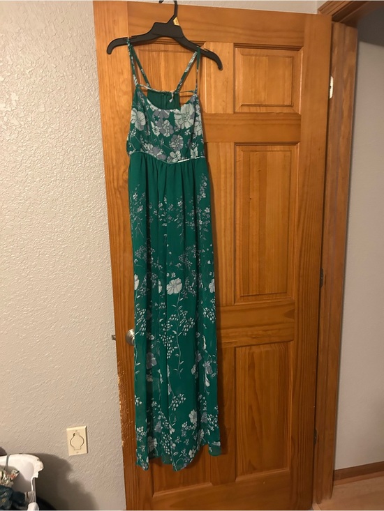 Free People Pants - Free People Green Floral Maxi Jumpsuit
